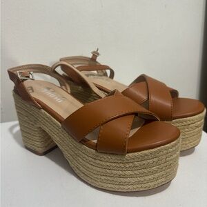 Brown Platform Sandals